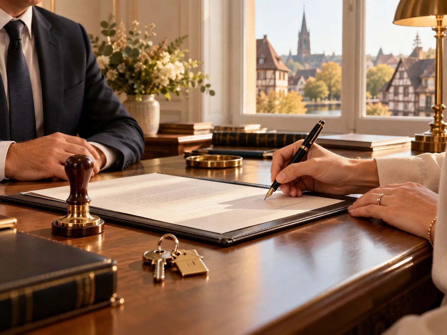 Immobilienkauf im Elsass — Notartermin in Strasbourg
